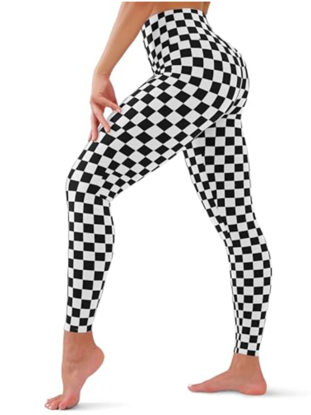 High Waisted Tummy Control Leggings Buttery Soft Yoga Pants 92% Polyester 8%